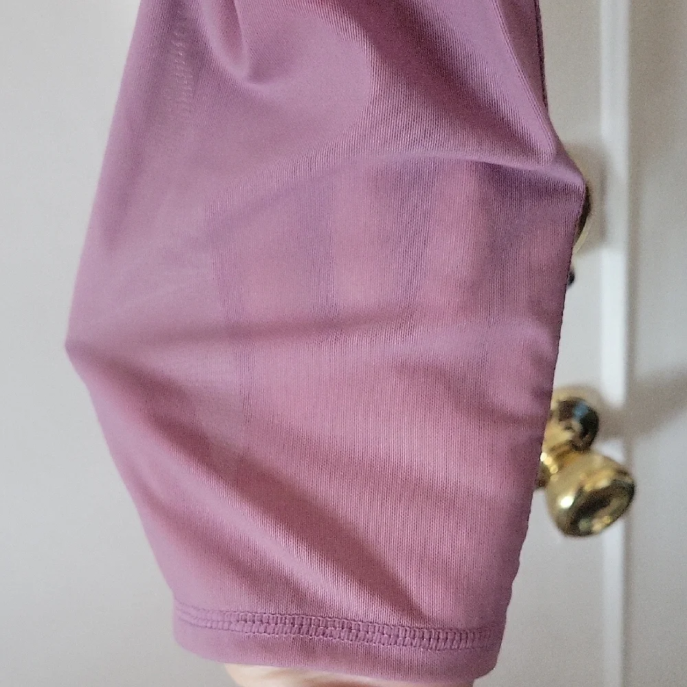 Fabletics Lavender and Orange Leggings - Picture 3 of 6